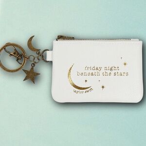 Taylor Swift Debut Friday Night Beneath the Stars Coin Purse Keychain Pouch NEW